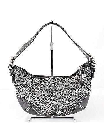 Coach COACH Coach handbag, canvas/leather, black, women's (view 2)