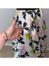 Mac Duggal 100% Polyester Bow Print Green Formal Skirt Size 0 - photo 3
