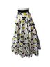 Mac Duggal 100% Polyester Bow Print Green Formal Skirt Size 0 - photo 1