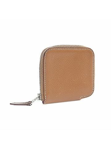 Hermès Hermes Azap Compact Silk In Coin Case for Women, Gold, Epsom Leather, Z Stamp, Circa 2021, HERMES Purse A4045608 (view 1)
