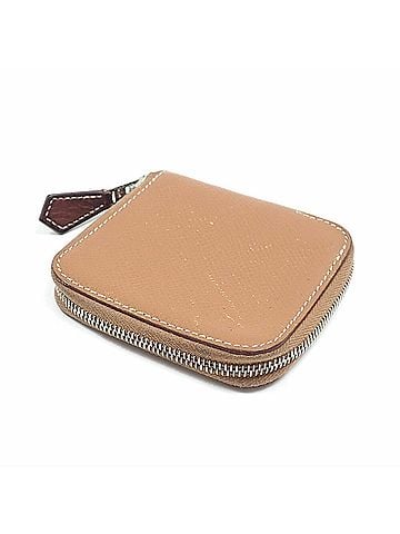 Hermès Hermes Azap Compact Silk In Coin Case for Women, Gold, Epsom Leather, Z Stamp, Circa 2021, HERMES Purse A4045608 (view 2)