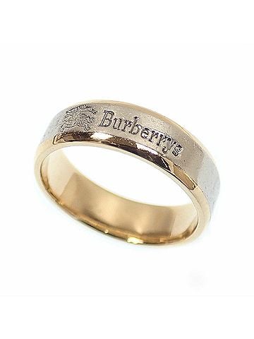 Burberry Burberry design ring for women, 18K yellow gold and platinum 1000, 4.5g. (view 1)