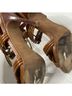 Tory Burch 100% Leather Brown Heels Size 9 1/2 - photo 5