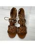 Tory Burch 100% Leather Brown Heels Size 9 1/2 - photo 8