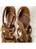 Tory Burch 100% Leather Brown Heels Size 9 1/2 - photo 7