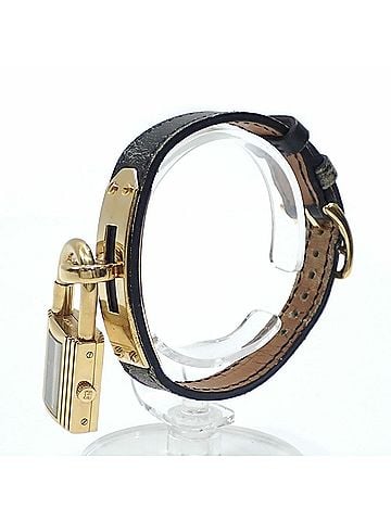 Hermès Hermes Kelly Watch, Ladies' Quartz GP Leather Strap, KT1.210, Battery-Powered, ?B Stamp, Circa 1998, with Padlock (view 2)