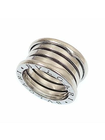 Bvlgari Bvlgari B.zero1 Ring for Women, 18K White Gold (#51), 10.9g, Gold 750, B-ZERO1 (view 1)