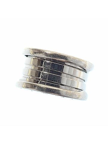 Bvlgari Bvlgari B.zero1 Ring for Women, 18K White Gold (#51), 10.9g, Gold 750, B-ZERO1 (view 2)