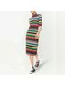 Alice + Olivia Graphic Multi Color Cocktail Dress Size 2 - photo 8
