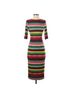 Alice + Olivia Graphic Multi Color Cocktail Dress Size 2 - photo 1