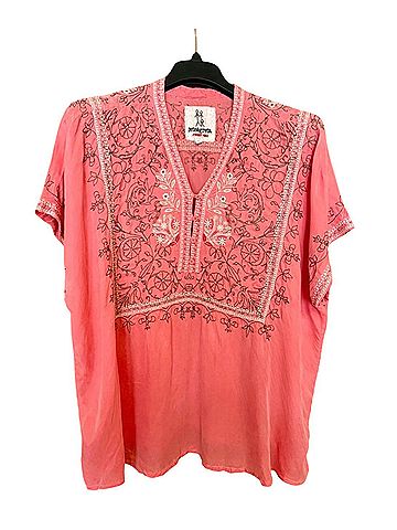 Johnny Was Pete & Greta Short Sleeve Blouse (view 1)
