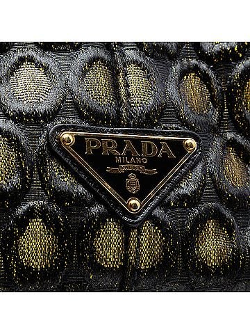 Prada Tessuto Broccato Canapa Tote (view 2)