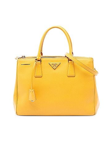 Prada Medium Saffiano Lux Galleria Double Zip Satchel (view 1)