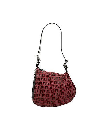 Fendi Zucchino Canvas Oyster Hobo (view 1)