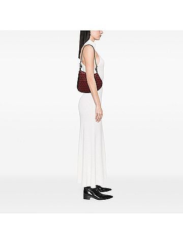 Fendi Zucchino Canvas Oyster Hobo (view 2)
