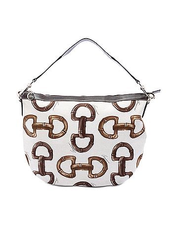 Gucci Printed Canvas Horsebit Hobo (view 1)