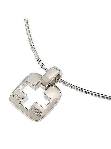 Tiffany & Co. Tiffany & Co. Piast Cross Necklace Choker, Sterling Silver 925, Approx. 7.4g, Women's. (view 2)