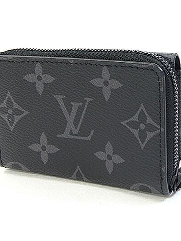 Louis Vuitton Louis Vuitton Monogram Eclipse Reverse Zippy Organizer Coin Purse Compact Wallet Mini for Men LOUIS VUITTON (view 2)