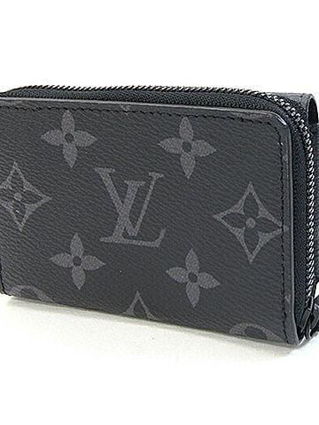 Louis Vuitton Louis Vuitton Monogram Eclipse Reverse Zippy Organizer Coin Purse Compact Wallet Mini for Men LOUIS VUITTON (view 2)