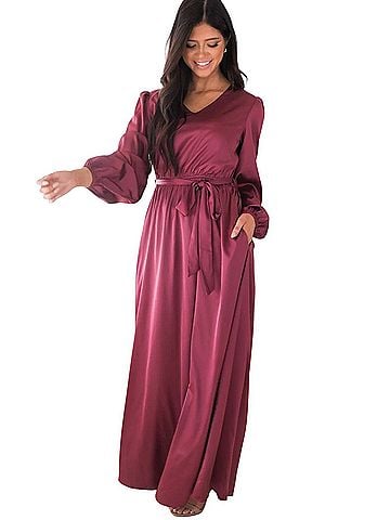 NeeSee's Dresses Satin Cocktail Dress (view 1)