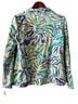 Lilly Pulitzer Floral Blue Green White Track Jacket Size M - photo 2