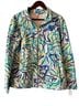 Lilly Pulitzer Floral Blue Green White Track Jacket Size M - photo 1