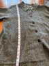 Flax 100% Linen Silver Green Long Sleeve Button-Down Shirt Size L - photo 9