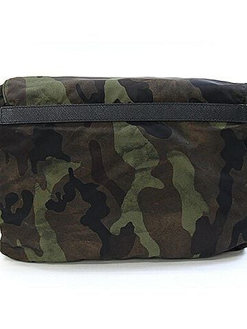 Prada Prada Shoulder Bag BT6671 Khaki Nylon Crossbody Camouflage Men's Women's PRADA (view 2)