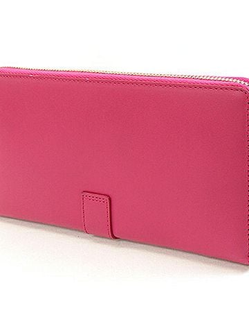 Saint Laurent Saint Laurent Round Zip Long Wallet Y Line 314991 Pink Leather LIGNE Women's SAINT LAURENT (view 2)