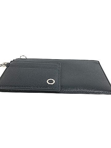 Bvlgari BVLGARI Bulgari Men's Wallet, Coin Purse & Business Card Holder/Card Case, Long Holder, Pass Leather Wallet/Coin Purse, Women's, Black (view 2)