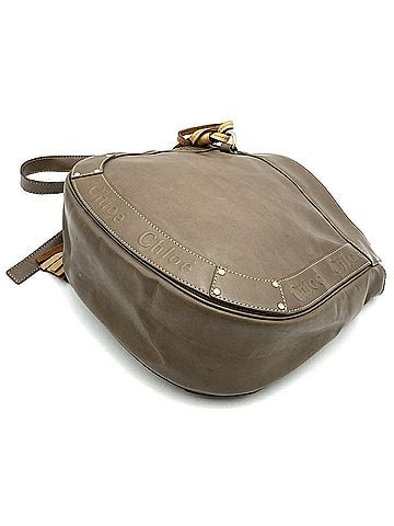 Chloé Chloé Chloe Eden Shoulder Bag, Leather, Brown, Women's (view 2)