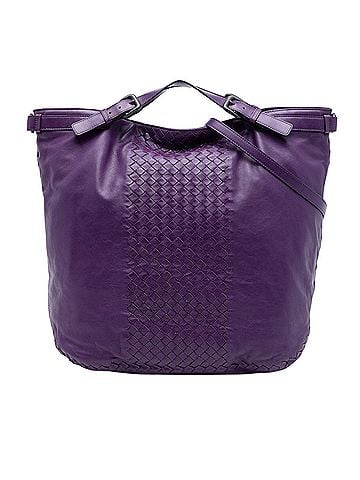 Bottega Veneta Intrecciato Trimmed Nappa Satchel (view 1)