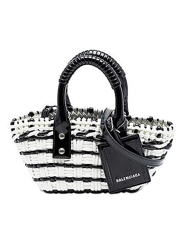 Balenciaga Faux Leather Bistro Basket Bag XXS (view 1)