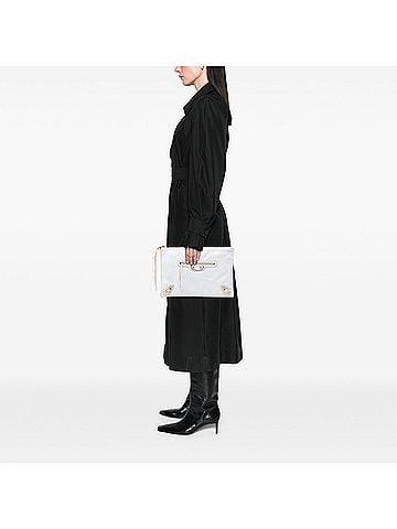 Balenciaga Chevre Motocross Classic Metallic Edge Clutch (view 2)