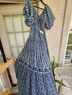 Omika 100% Modal Print Blue Casual Dress Size XS - photo 5