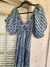 Omika 100% Modal Print Blue Casual Dress Size XS - photo 10