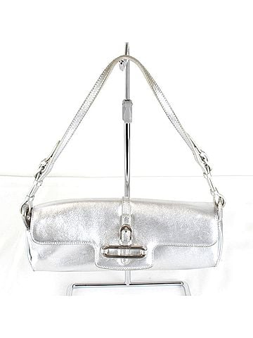 Jimmy Choo JIMMY CHOO handbag, leather, silver, women's (view 1)