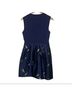 Ted Baker London Print Blue Gold Cocktail Dress Size 6 - photo 2