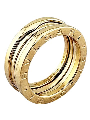 Bvlgari BVLGARI B.zero1 3-band ring, BVLGARI, 18K yellow gold, women's ring. (view 1)