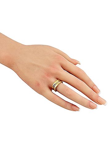 Bvlgari BVLGARI B.zero1 3-band ring, BVLGARI, 18K yellow gold, women's ring. (view 2)