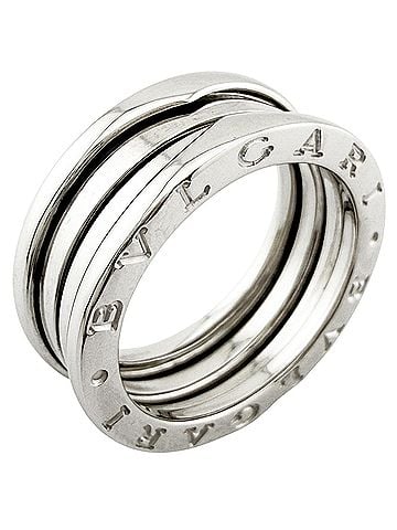 Bvlgari Bulgari BZ3 Ring, 1, 18K White Gold, Women's BVLGARI (view 1)