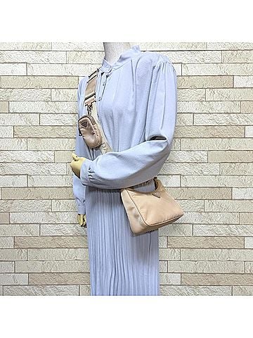 Prada Prada Re-Edition 2005 Shoulder Bag, Nylon 1BH204 Beige, Women's, PRADA 2-way (view 2)