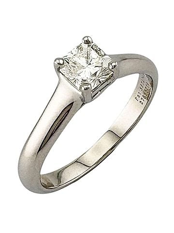 Tiffany & Co. Tiffany & Co. Lucida Ring, 1 Pt950 Platinum, 0.45ct Diamond, Women's Ring. (view 1)