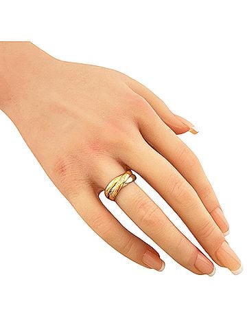 Cartier Cartier Trinity Ring, 1, 18K Yellow Gold, 51ct, Women's, CARTIER (view 2)