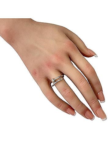 Cartier Cartier Juste un Clou Ring, 18K White Gold Diamond Ring for Women, CARTIER (view 2)