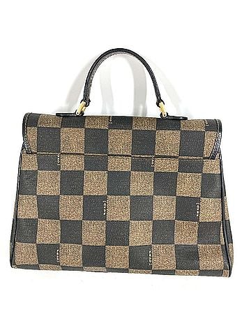 Fendi FENDI Vintage Pecan Logo Bag Tote Handbag Leather Men's Women's Brown (view 2)