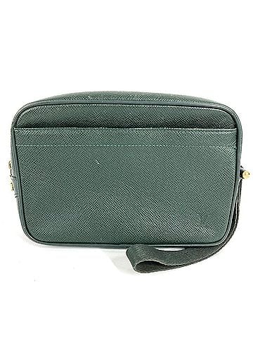 Louis Vuitton LOUIS VUITTON M30814 Taiga Kalga Second Bag Clutch with Strap Handbag Pouch Leather Men's Women's Epicea Green (view 1)
