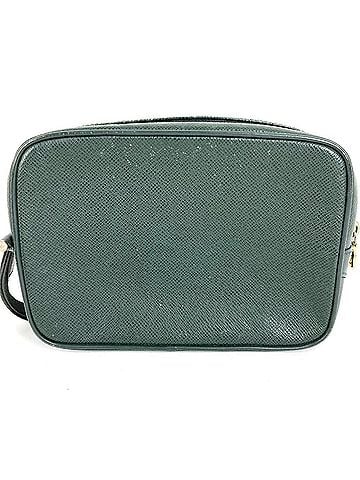 Louis Vuitton LOUIS VUITTON M30814 Taiga Kalga Second Bag Clutch with Strap Handbag Pouch Leather Men's Women's Epicea Green (view 2)