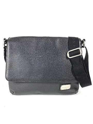 Bvlgari BVLGARI Bulgari Millerege Crossbody Flap Bag Messenger Shoulder Leather Men's Women's Black (view 1)
