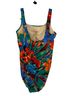Miraclesuit Floral Orange Green One Piece Swimsuit Size 14 - photo 2